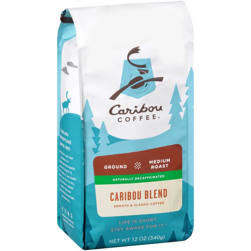 Caribou Coffee Caribou Blend Medium Roast Ground Coffee - Decaf - 12oz