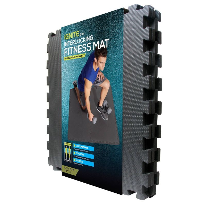 Ignite By SPRI Interlocking Fitness Mat