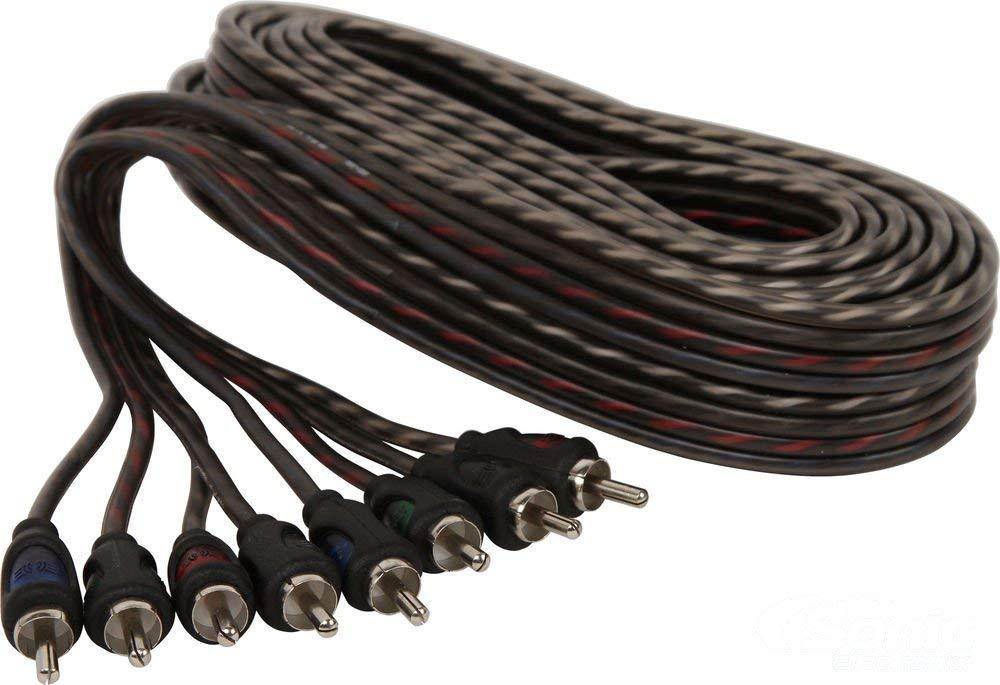 Professional Grade 5m (16.40 ft) 4-Channel RCA Audio Interconnect Cable (CCA)