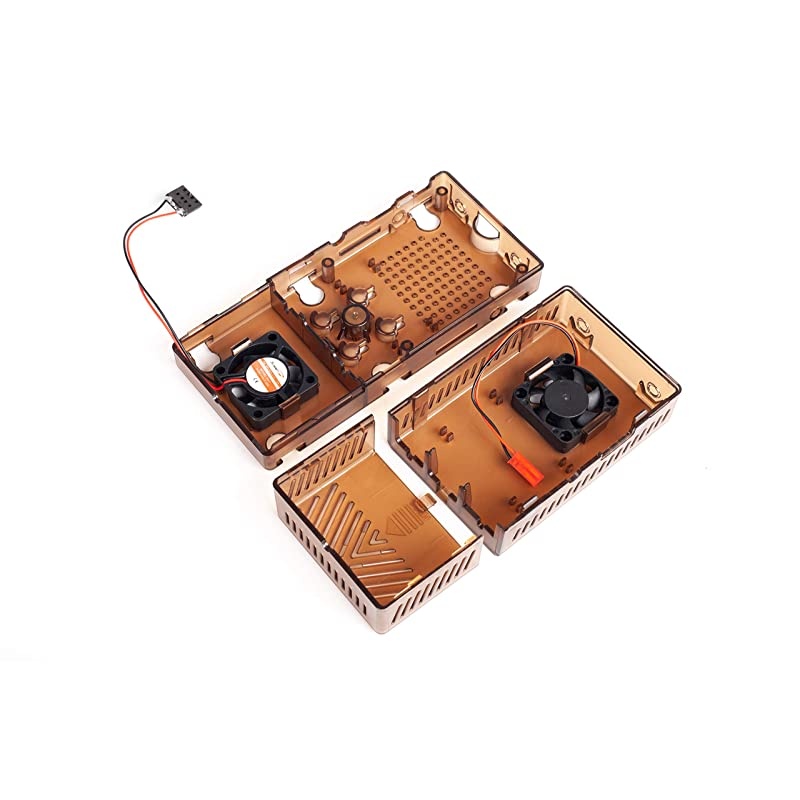 V3 Case Dual Fans for Stratux ADS-B Kit Fits AHRS Module and GPYes (Tint)