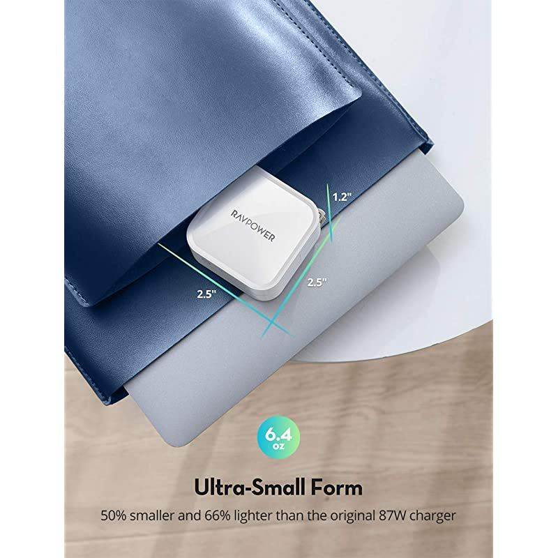 USB C Charger for MacBook Pro Air,  90W 2-Port Wall Charger PD 3.0 GaN Type C Fast Charging Adapter Compatible with iPad Pro, iPhone 12 Mini Pro Max, Galaxy S9 S8, Nintendo Switch and More