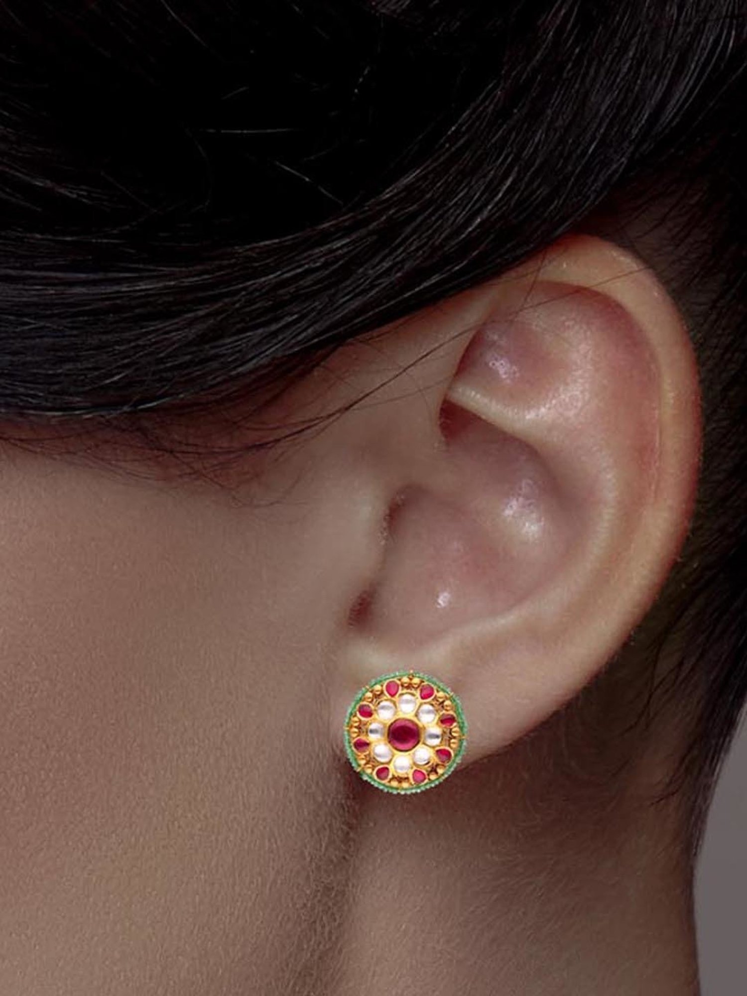 CKC 22k Gold Earrings for Women