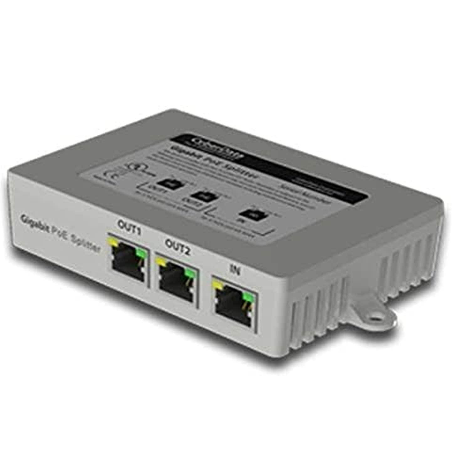 CyberData 2-Port PoE Gigabit Switch - 2 Ports - 2 x POE+ - 10/100/1000Base-T - PoE Ports - Desktop