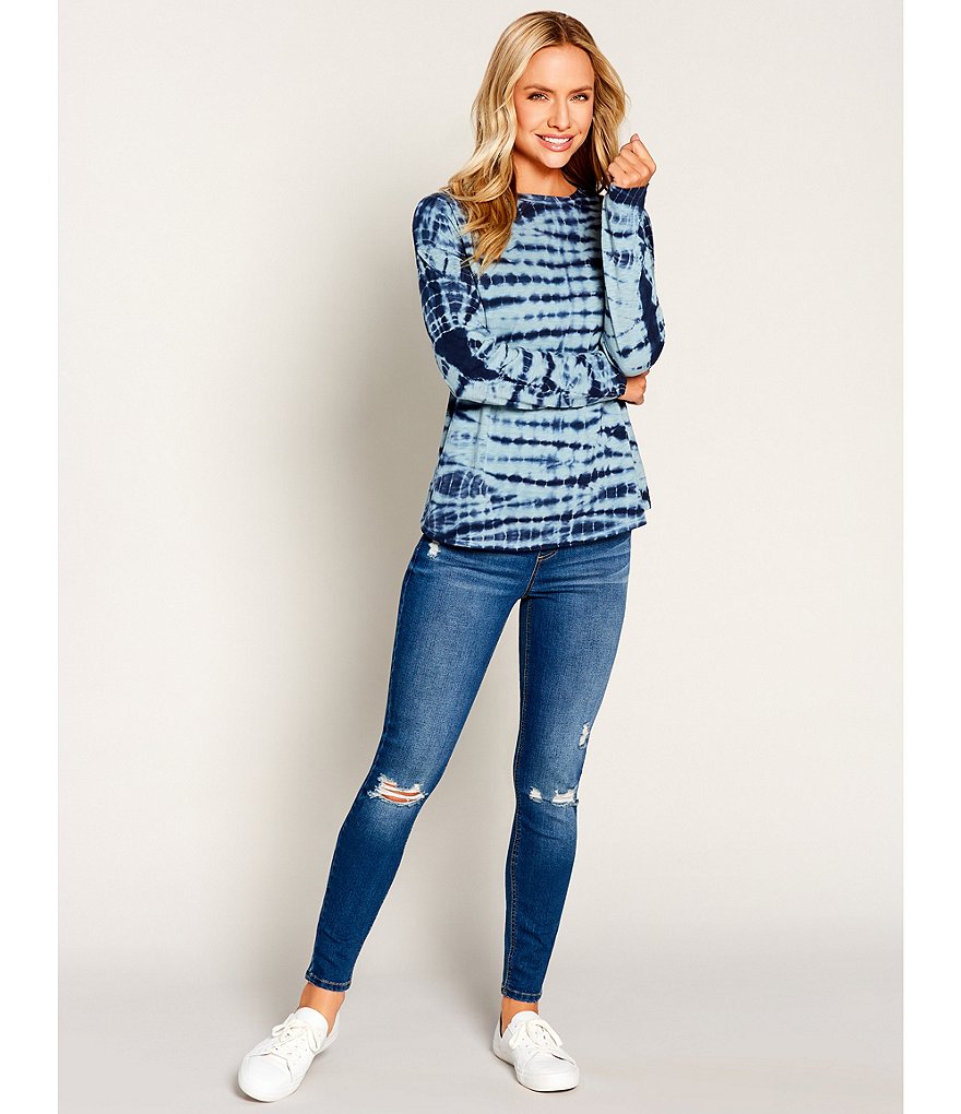 Lucky Brand Dansbey Leather Side Dip Lace-Up Sneakers