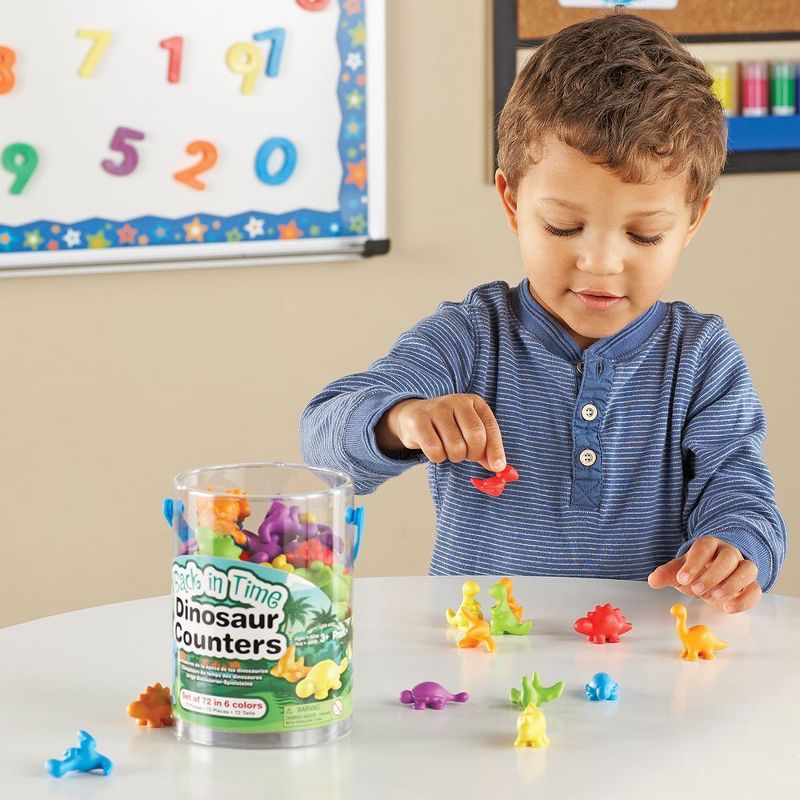 Learning Resources Back In Time Dinosaur Counters, Ages 5+