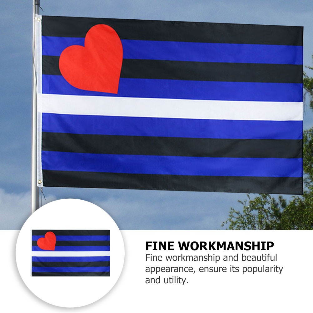 1Pc Decorative Flag Festival Adornment Hanging Flag Garden Flag for Home Outdoor