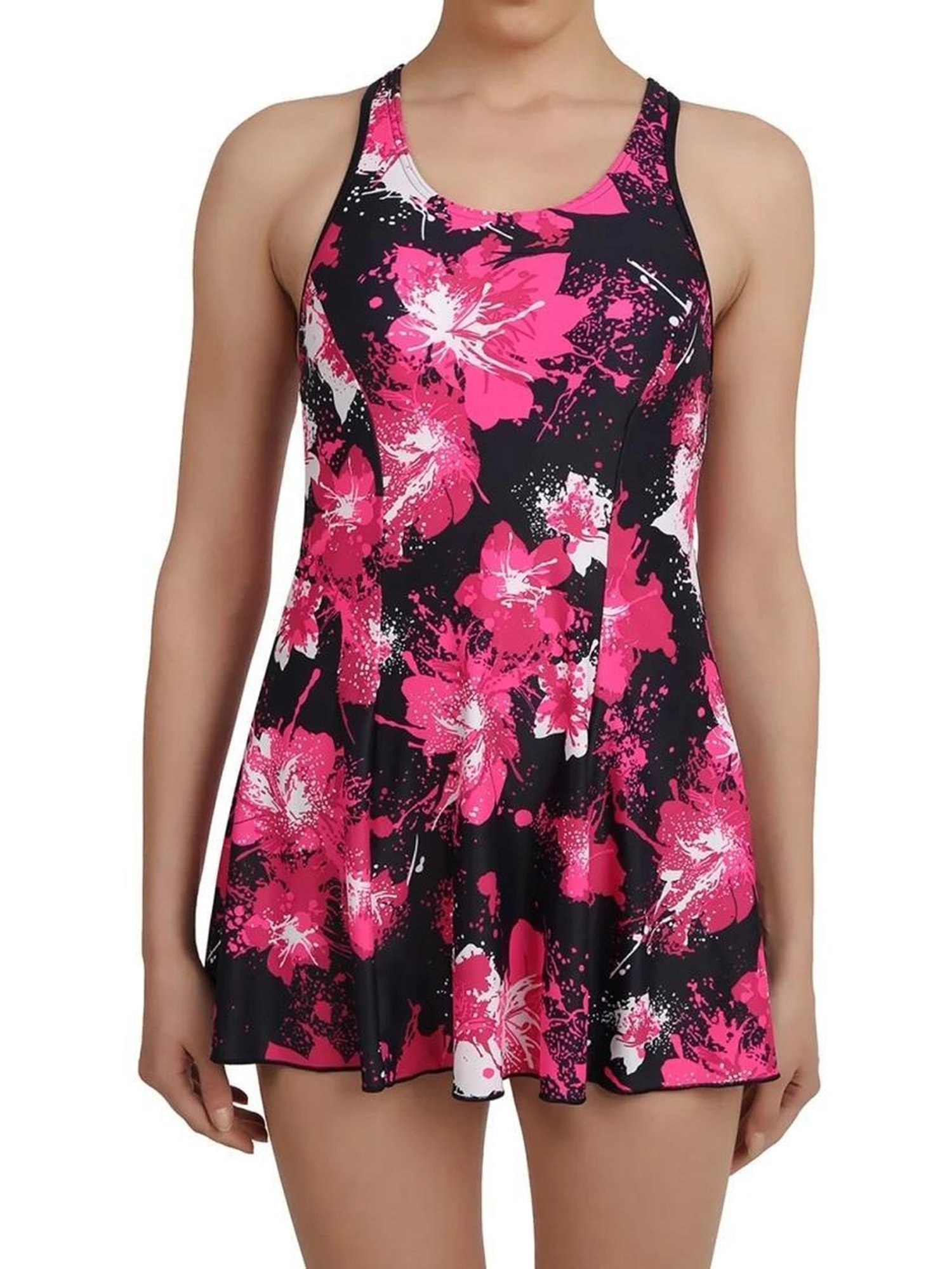 Speedo Pink Printed Swimsuit