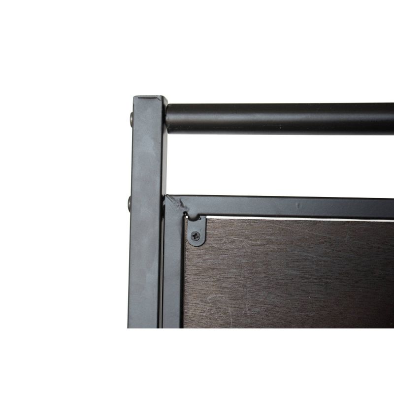 28" Winlock Coat Rack Bench Walnut Brown - Summerland Home