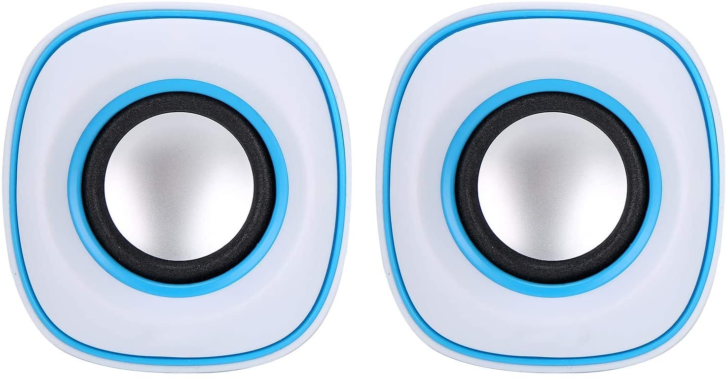 USB Speaker Desktop Loudspeaker Stereo Sound Plug and Play Sound Box Rich Stereo Mini Loudspeaker for notebooks laptops More Devices for Computer