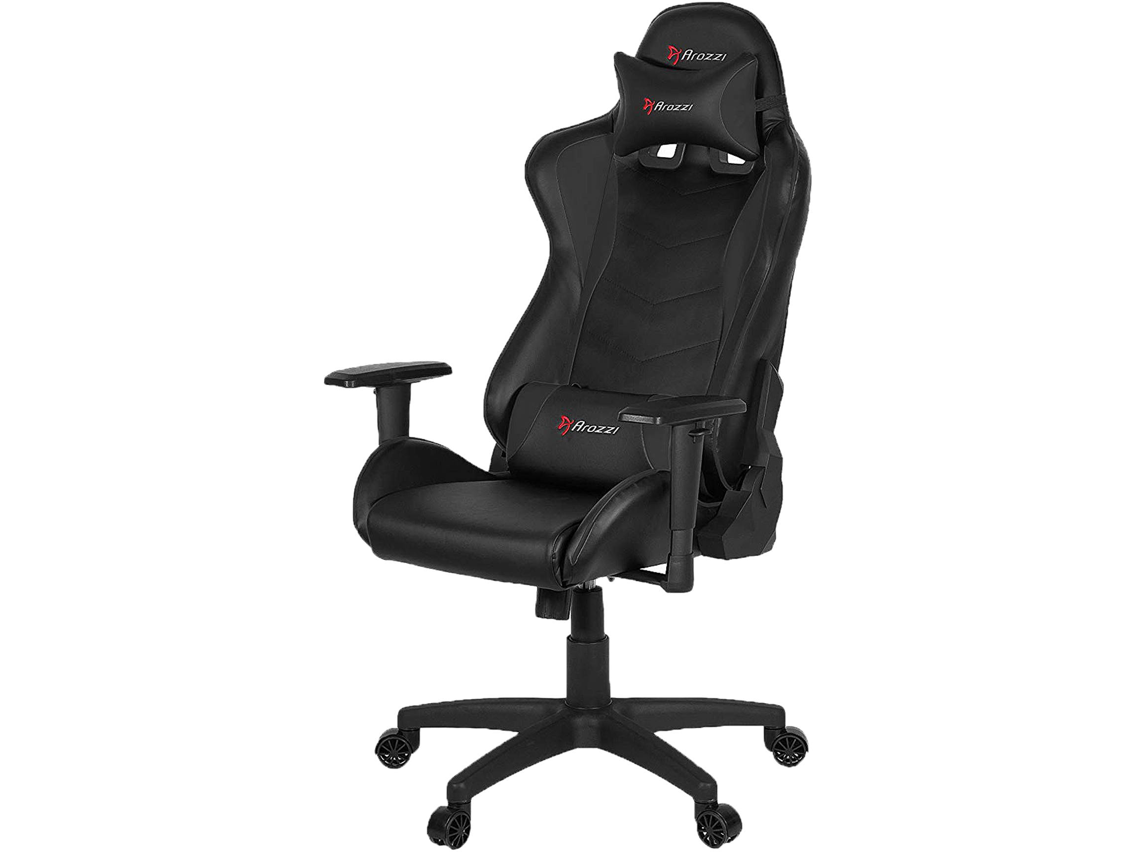 Arozzi Forte Gaming Chair Blue - Cold Cured Foam, Adjustable Head + Back Pillow