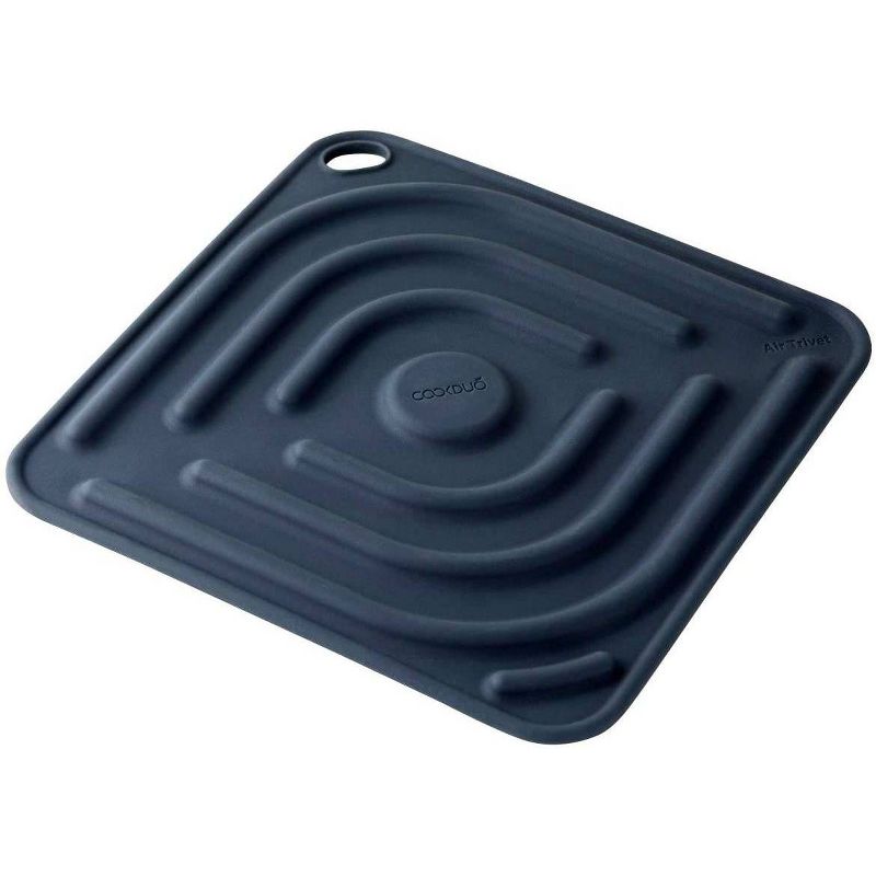 Cookduo Air Trivet - Dark Blue Silicone Trivet and Pot Holder