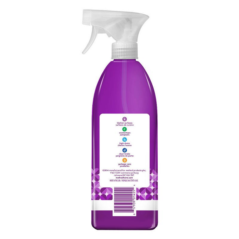 Method Cleaning Products Antibacterial Cleaner Wildflower Spray Bottle 28 fl oz