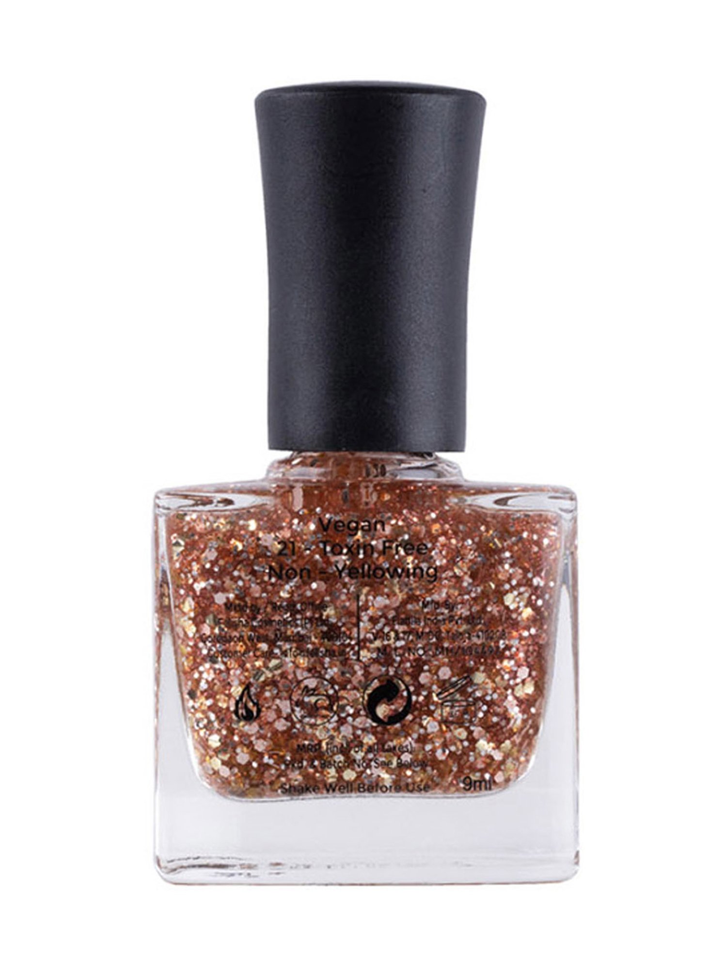 Color Fx Hyper Gloss Top Coat Nail Enamel Rose Gold - 9 ml