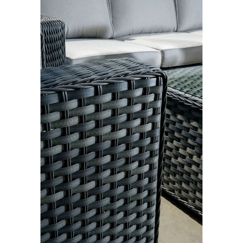 Palisades 4pc All Weather Wicker Seating Set with Coffee Table - Alfresco Home