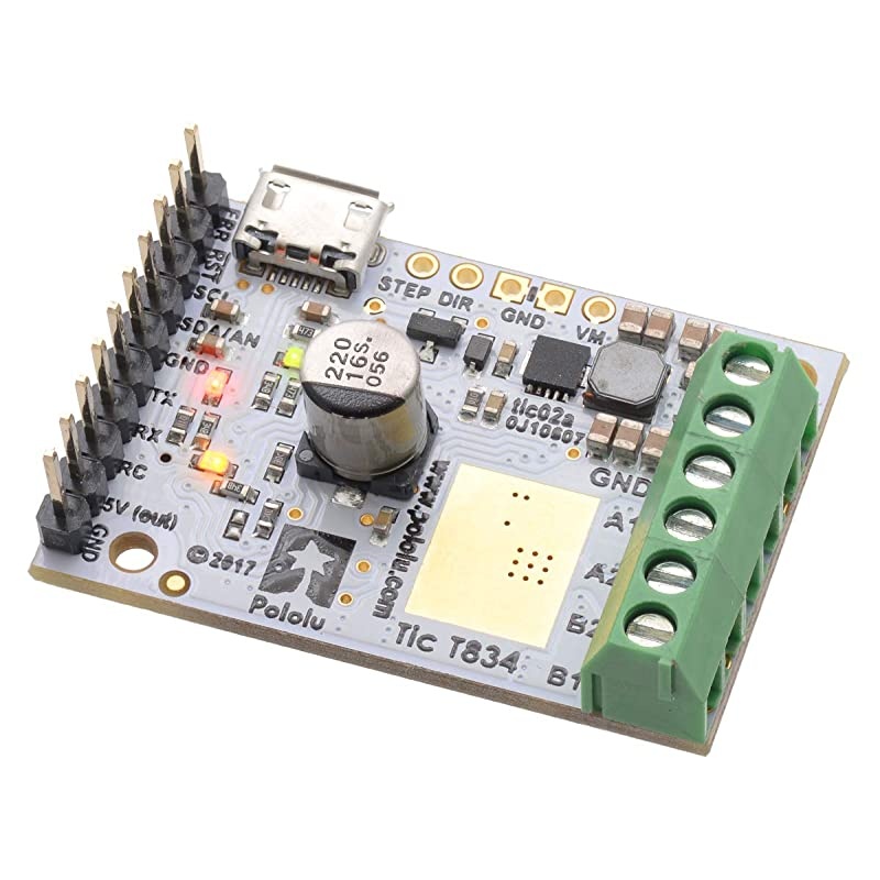 Tic T834 USB Multi-Interface Stepper Motor Controller (Item 3133)