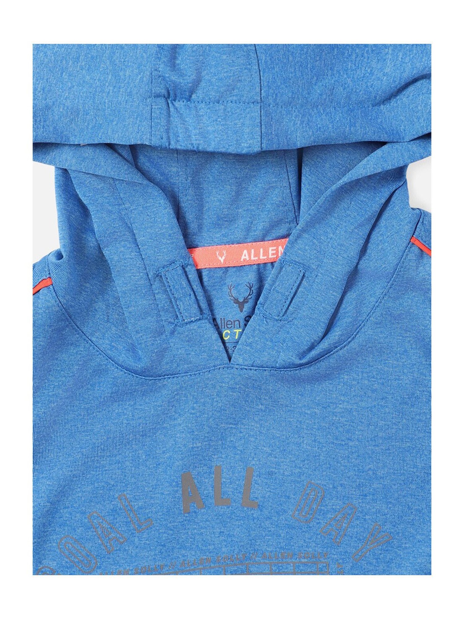 MINIKLUB Boys Blue Printed Full Sleeves T-Shirt
