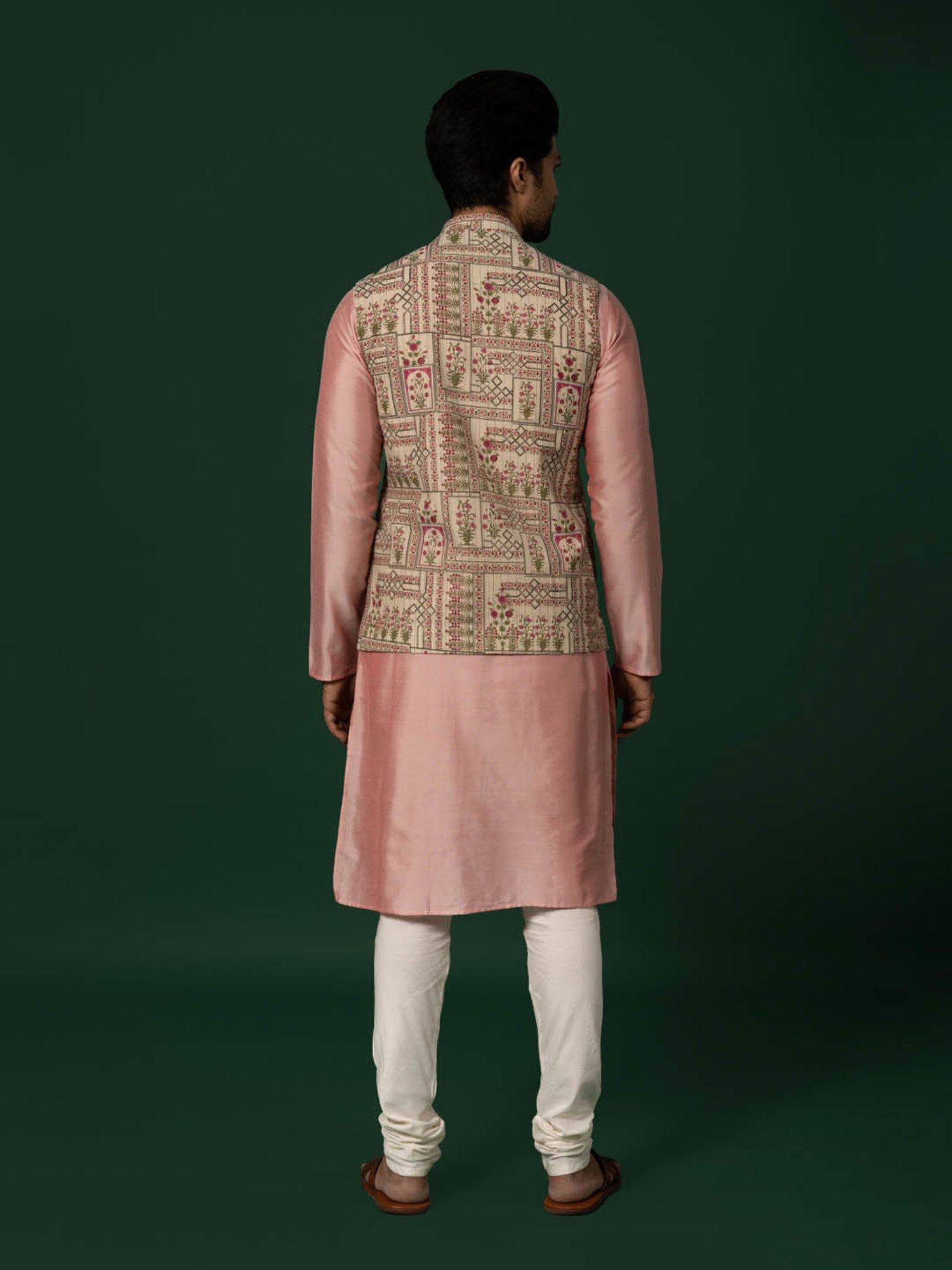 Sanwara Sea Green & White Cotton Regular Fit Chikankari Kurta Bottom Set