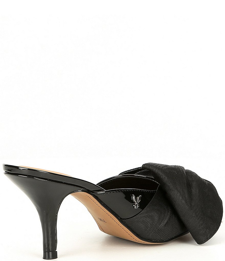 Schutz Sionne Clear Vinyl Pointed Toe Mules