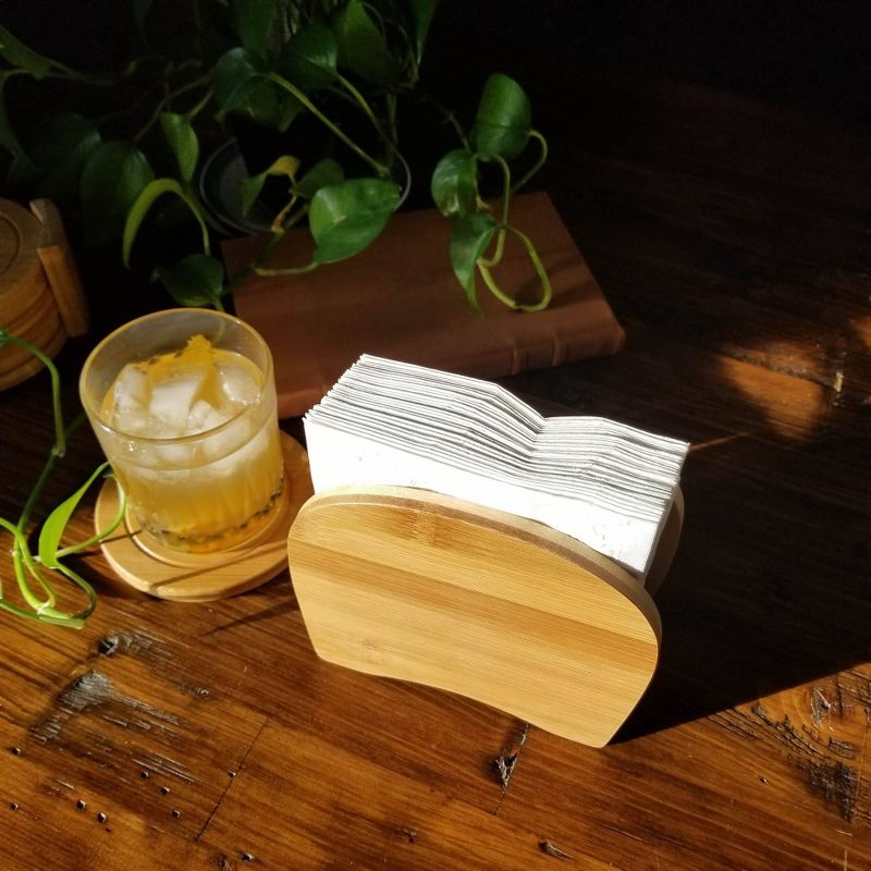 Lipper International Bamboo Napkin Holder