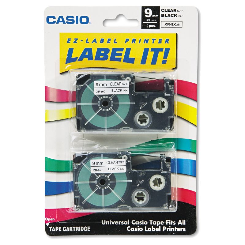 Brother P-Touch TZe Extra-Strength Adhesive Laminated Labeling Tape - Black/Yellow