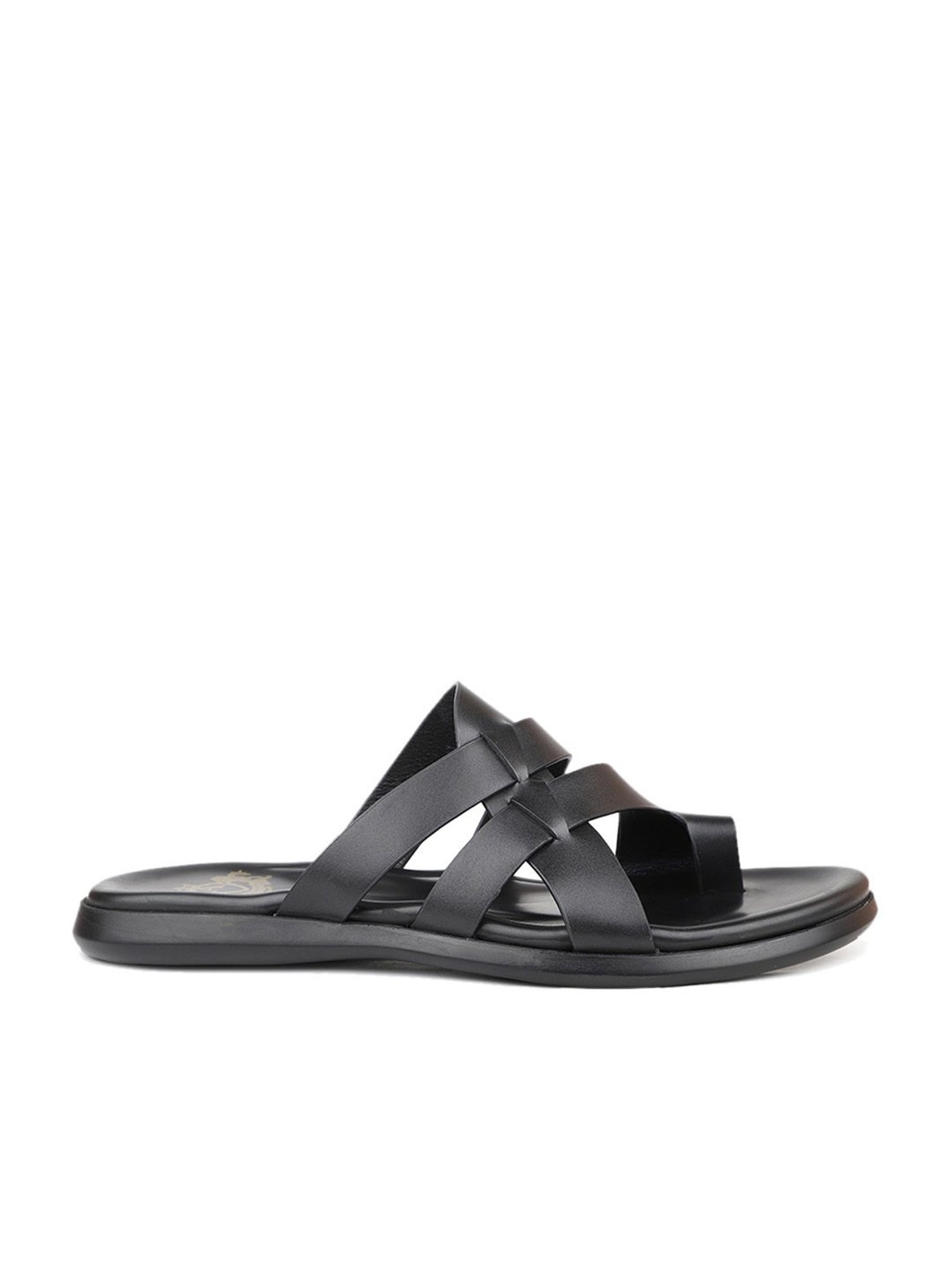 Atesber by Inc.5 Men's Black Toe Ring Sandals