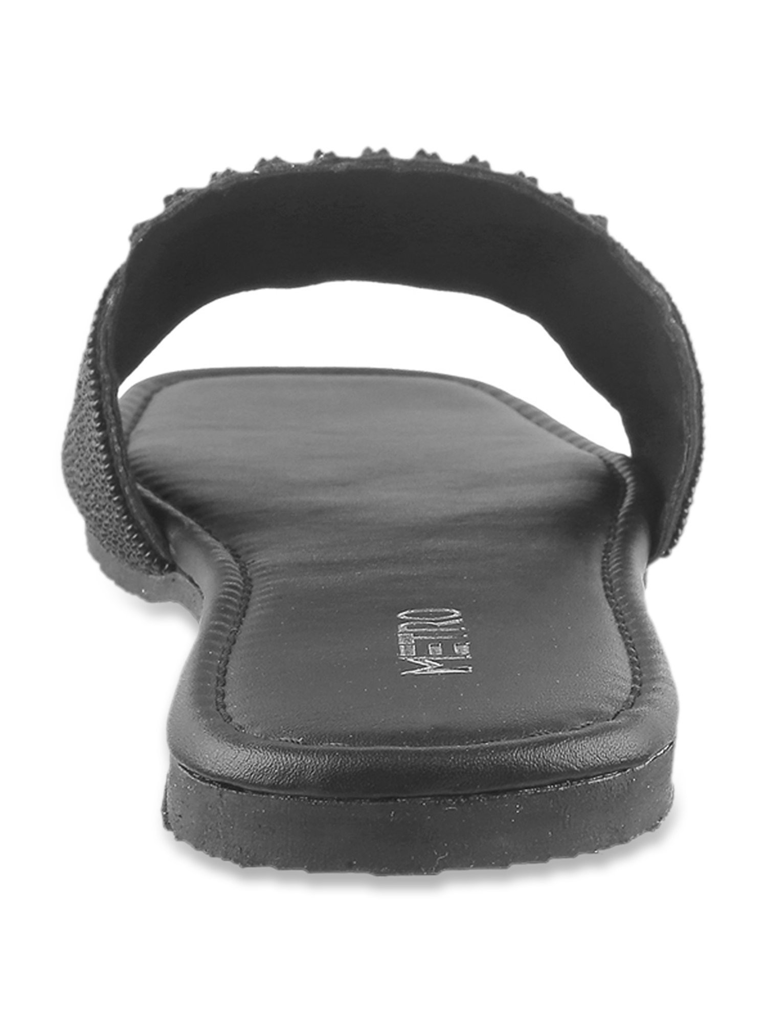 Metro Women's Black Casual Sandals