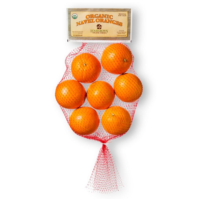 Organic Navel Oranges - 3lb Bag