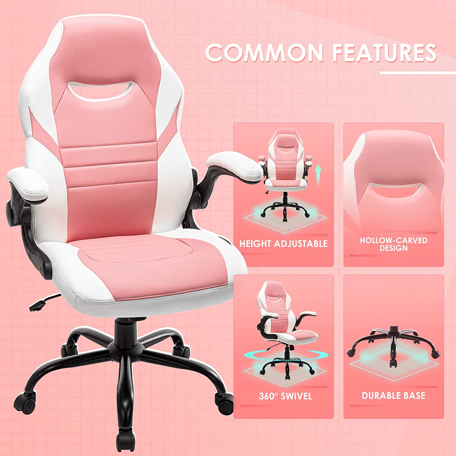 STARSPACE Cost-effective Gaming Chair Durable And Comfortable Ergonomic Adjustable Racing Game Desk Chair