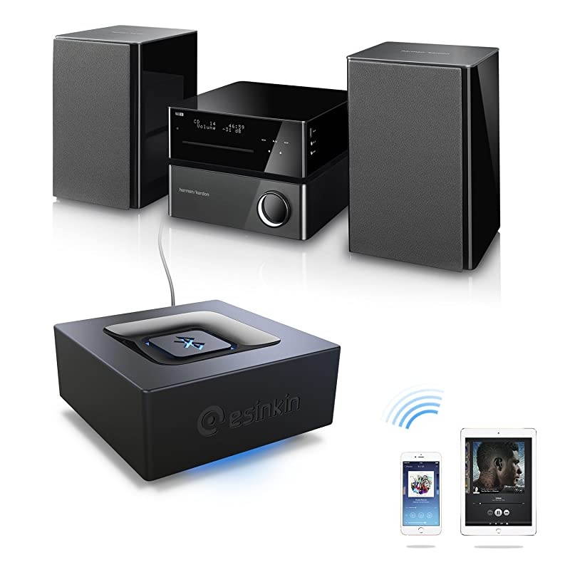 Bluetooth Audio Adapter for Music Streaming Sound System  W29us Wireless Audio Adapter Works with Smart Phones and Tablets Wireless Adapter for Speakers