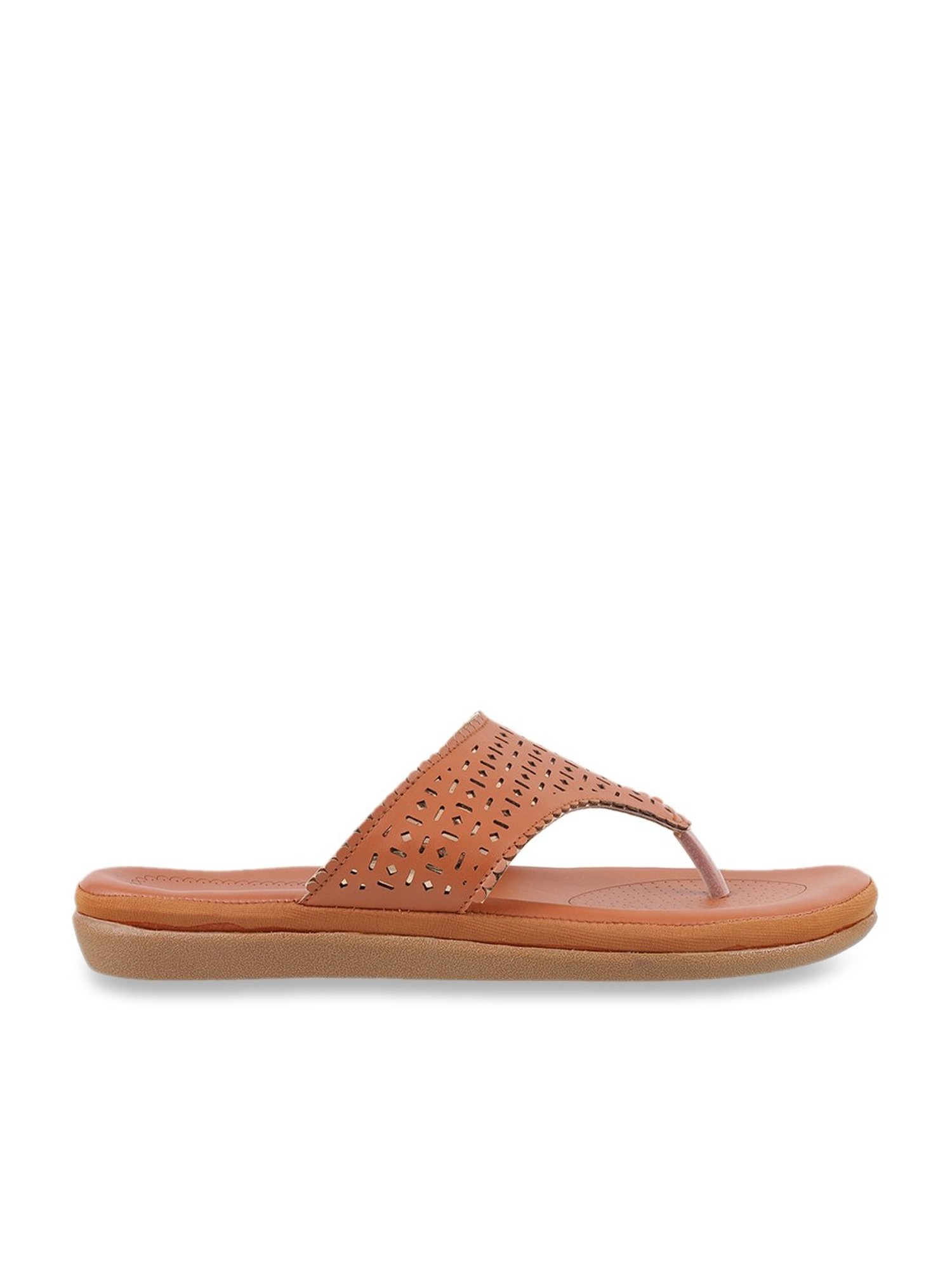 Walkway Women's Tan Thong Sandals