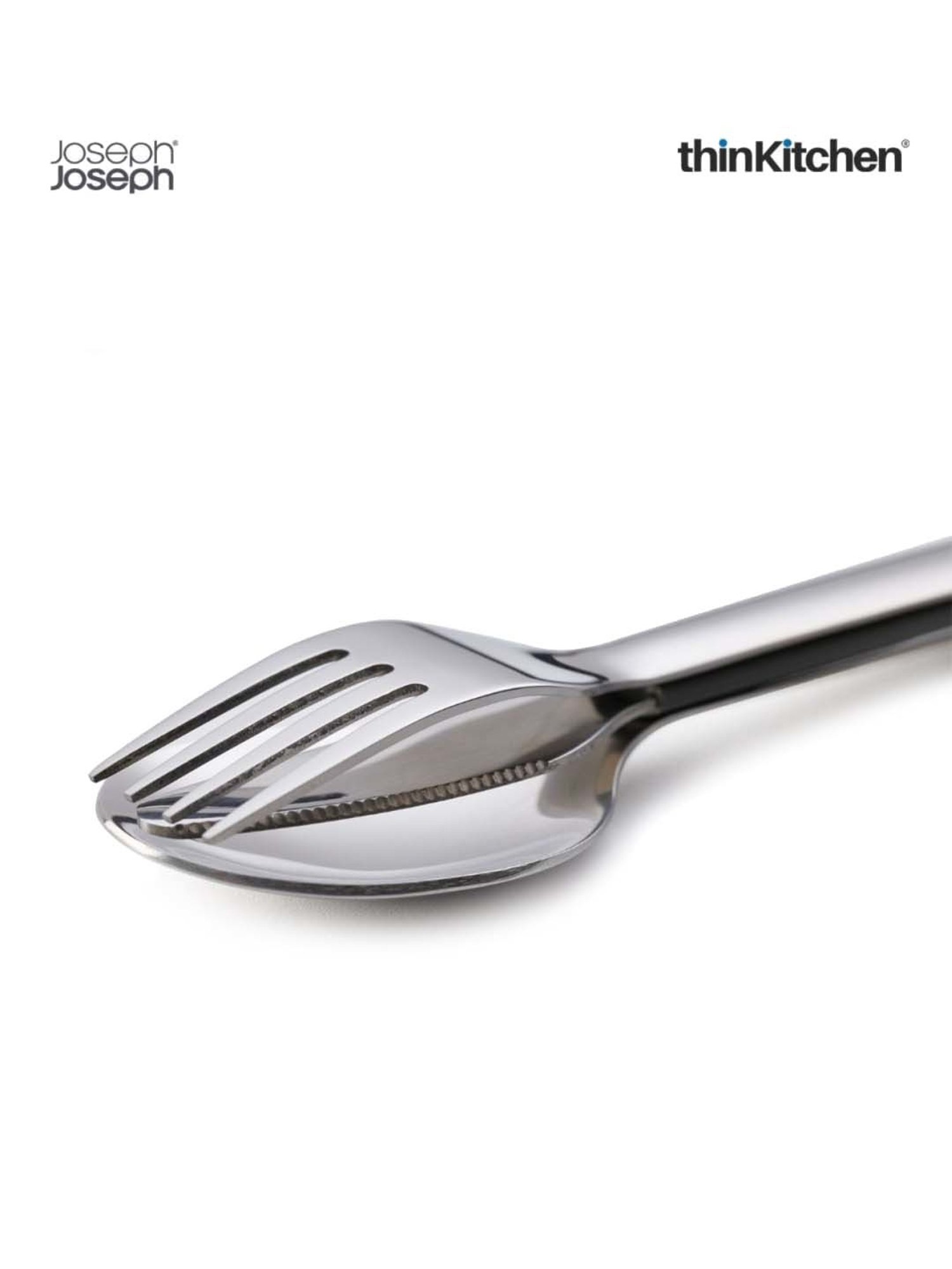 Joseph Joseph Silver Stainless Steel GoEat Cutlery - Set of 3