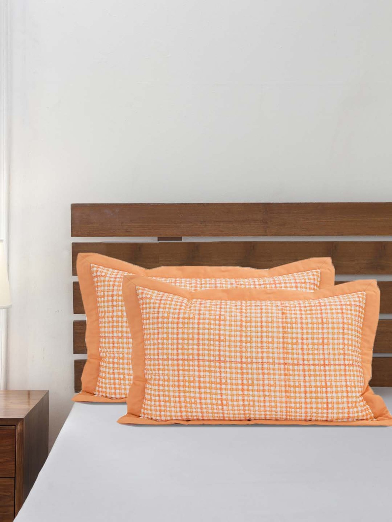 HOSTA HOMES Ultrasonic Abstract Brown 280 TC Polyvelvet Pillow Cover