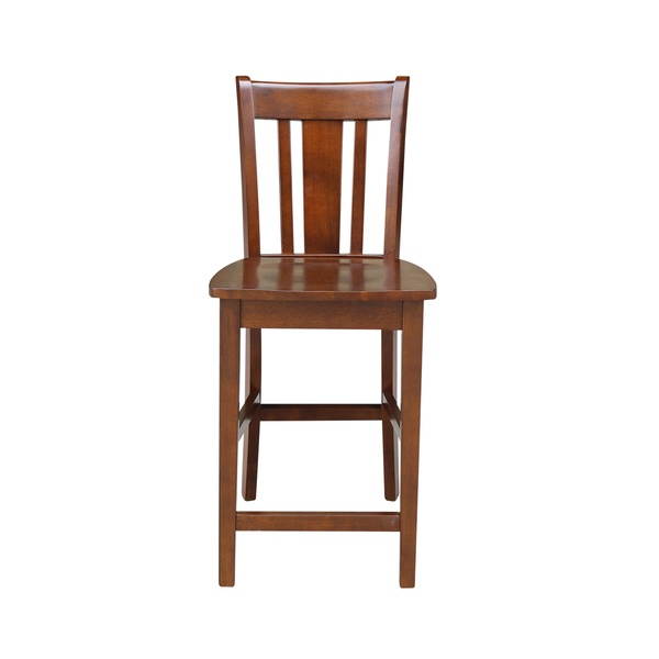International Concepts S581-102 San Remo Counterheight Stool - 24'' SH Espresso