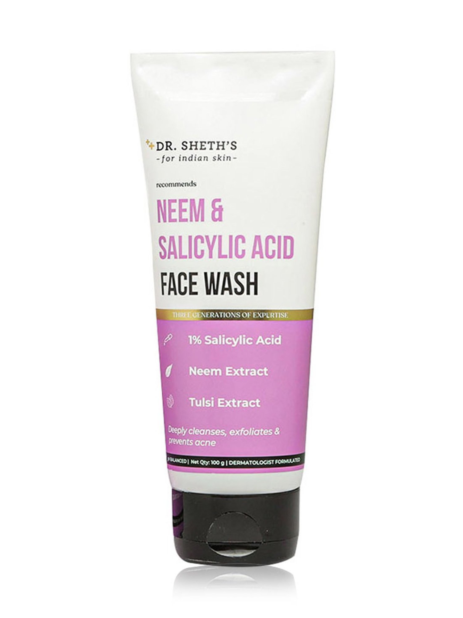 Dr. Sheth's Neem & Salicylic Acid Face Wash - 100 gm