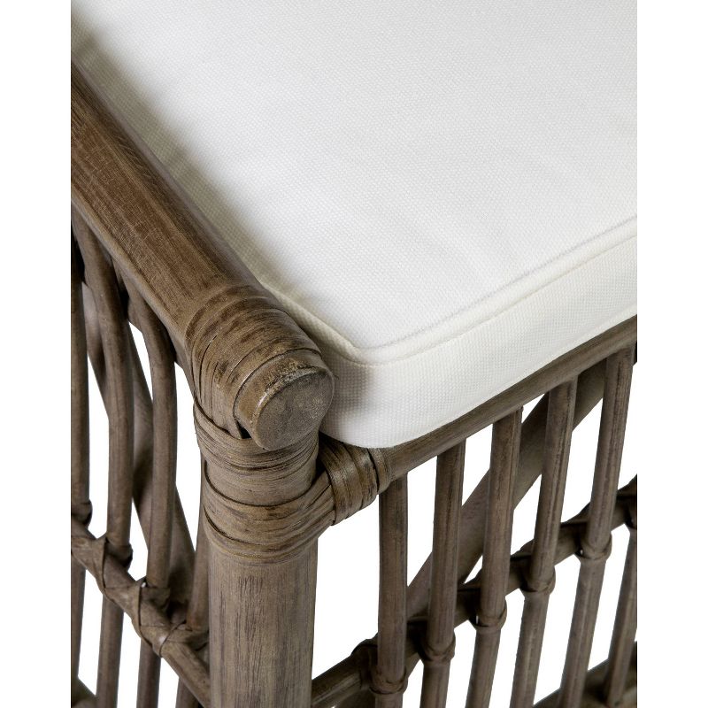 Set of 2 Lola Rattan Dining Chair Brown - East At Main