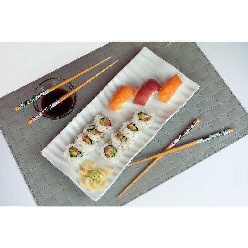 Just Funky My Hero Academia Midoriya & Bakugo Bamboo Chopsticks Set | Includes 2 Sets