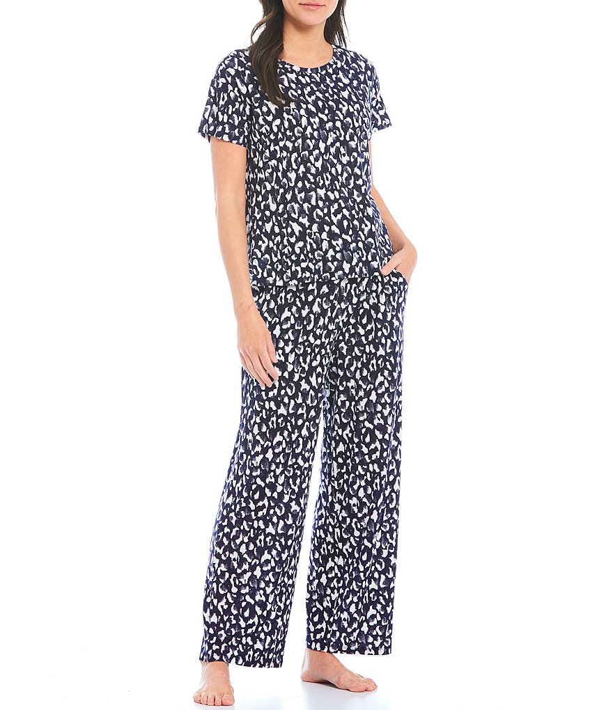 Nottibianche Printed Jersey Knit Sleep Top