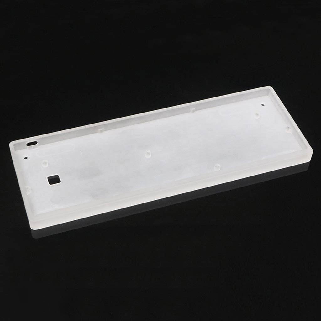 Tsorryen Frosted Acrylic Case Shell pieceB Plate for GH60 DZ60 Poker2 60% Mini Keyboard