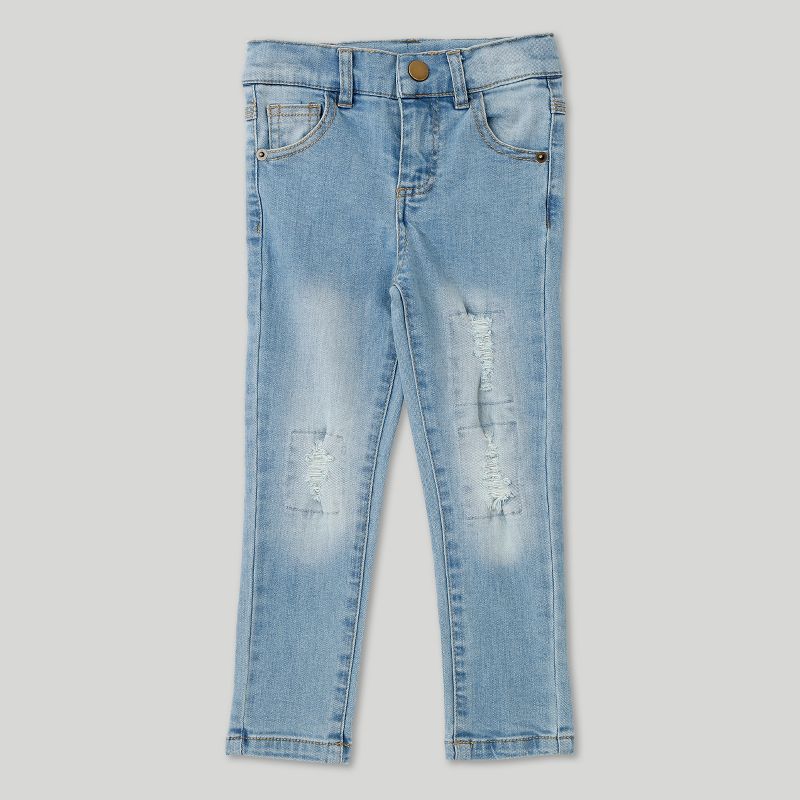 Toddler Boys' Afton Street Denim - Light Blue - 12 Months