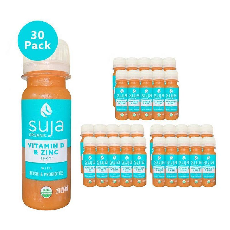 Suja Vitamin D + Zinc Shot Pack - 2 fl oz/30pk