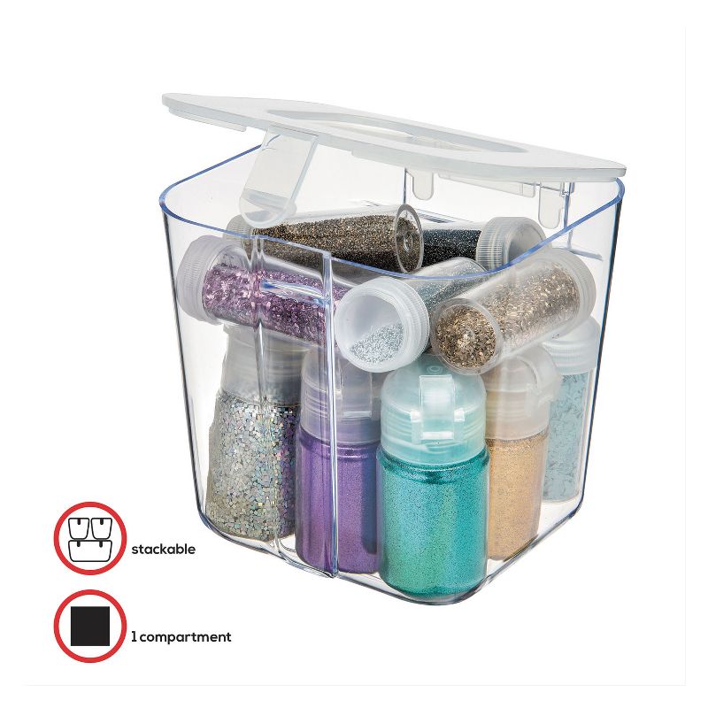 deflecto Caddy Organizer 4.4 x 4 White 29101CR