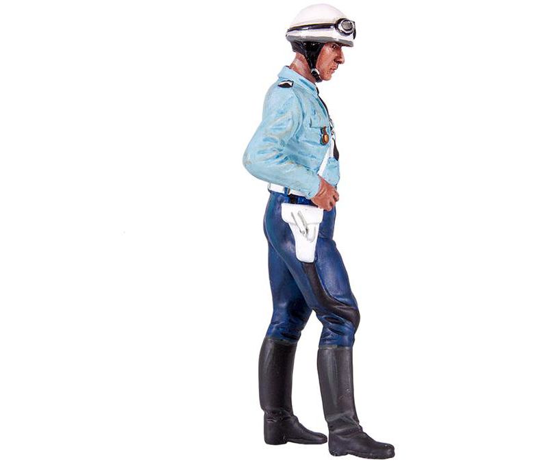 1975-1980 Michel French Police Motorcycle Officer Figurine for 1/18 Scale Models by Le Mans Miniatures