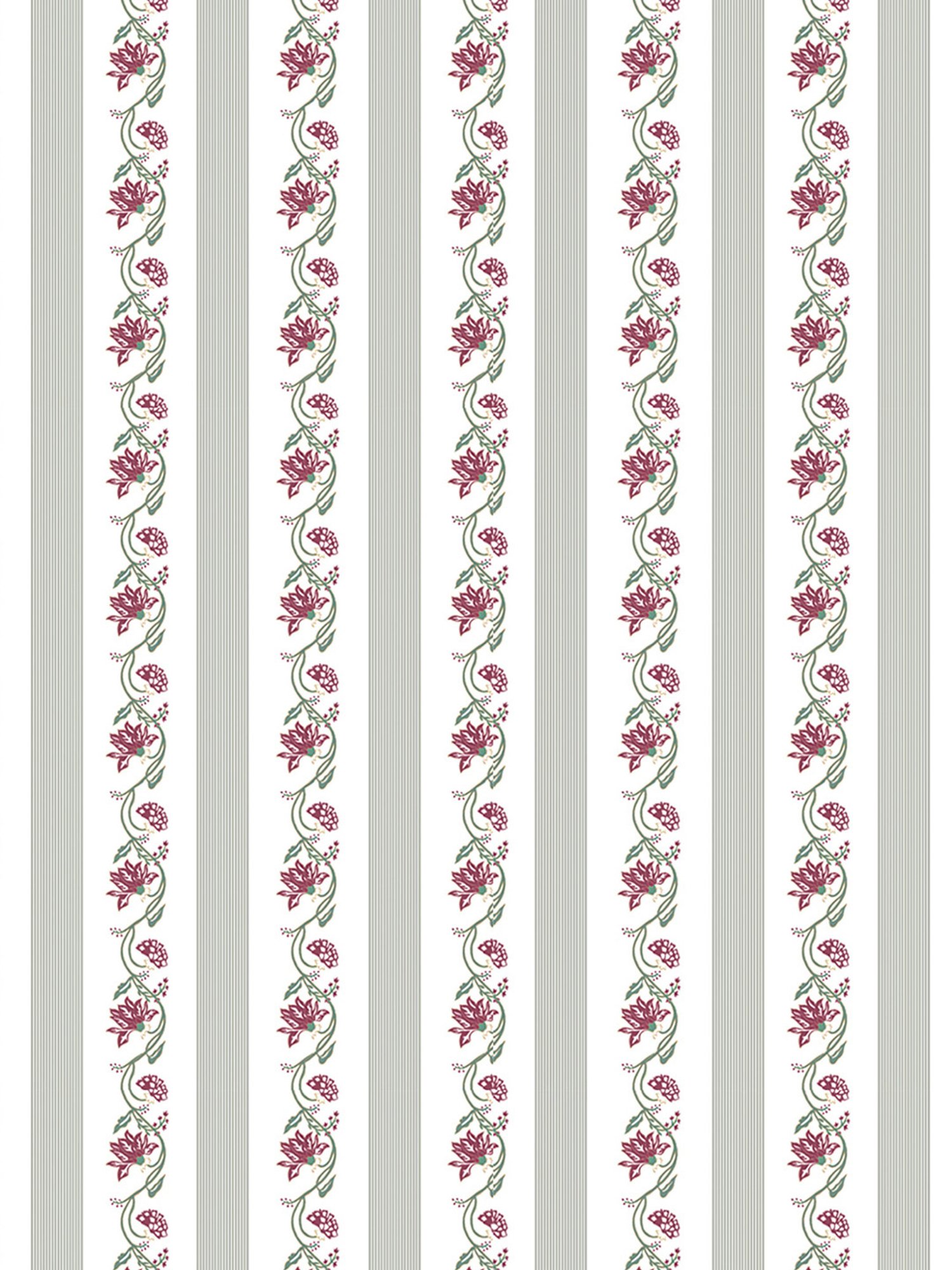 Haus & Kinder Printed Pink Cotton 7 FT Door Curtains - Set of 2