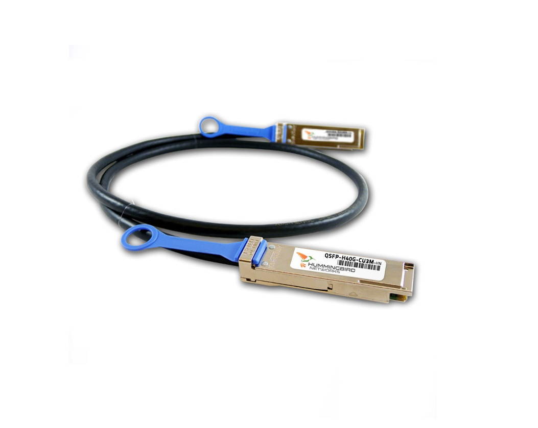 Hummingbird Networks Brand Compatible/Replacement for Cisco QSFP-H40G-CU3M QSFP+ Direct Attach Cable 3m, Passive