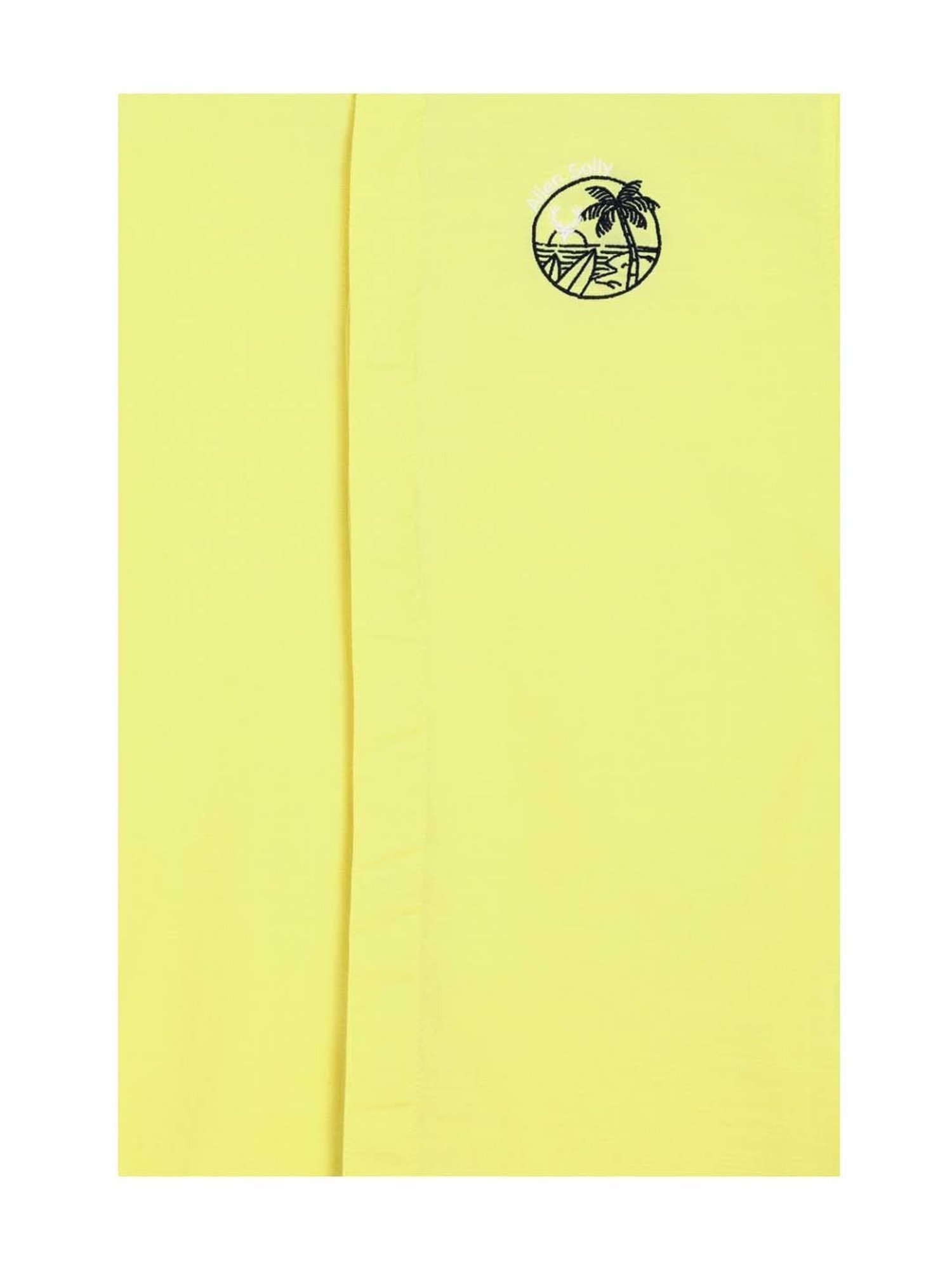 Allen Solly Kids Yellow Regular Fit Full Sleeves Shirt