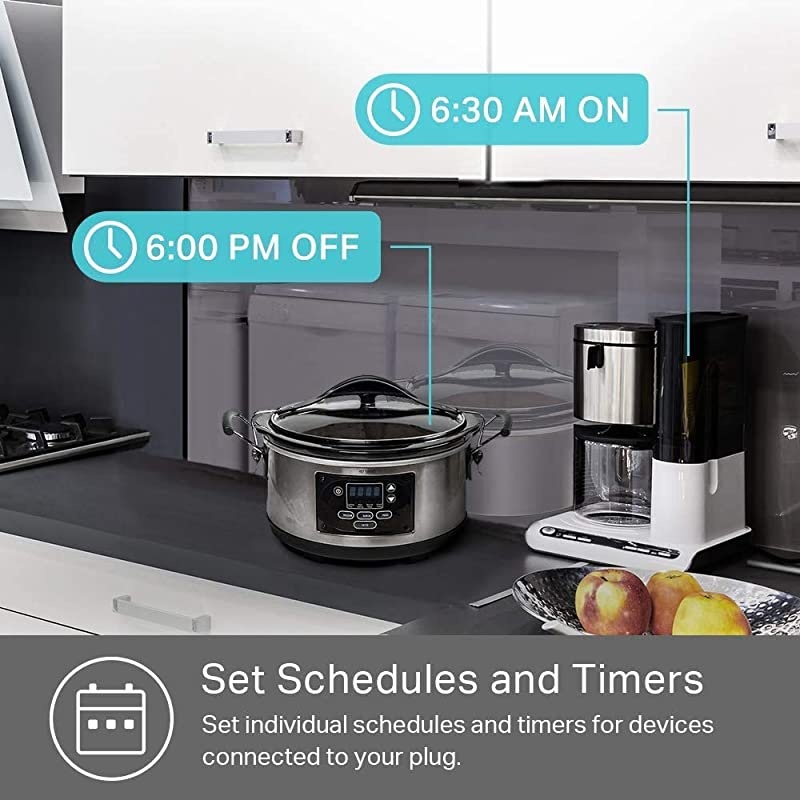 HS100 KIT) Plug by TP-Link, Smart Home Wi-Fi Outlet Works with Alexa, Echo, Google Home & IFTTT, No Hub Required, Remote Control, 15 Amp, UL Certified, 2-Pack ( Packaging May Vary )