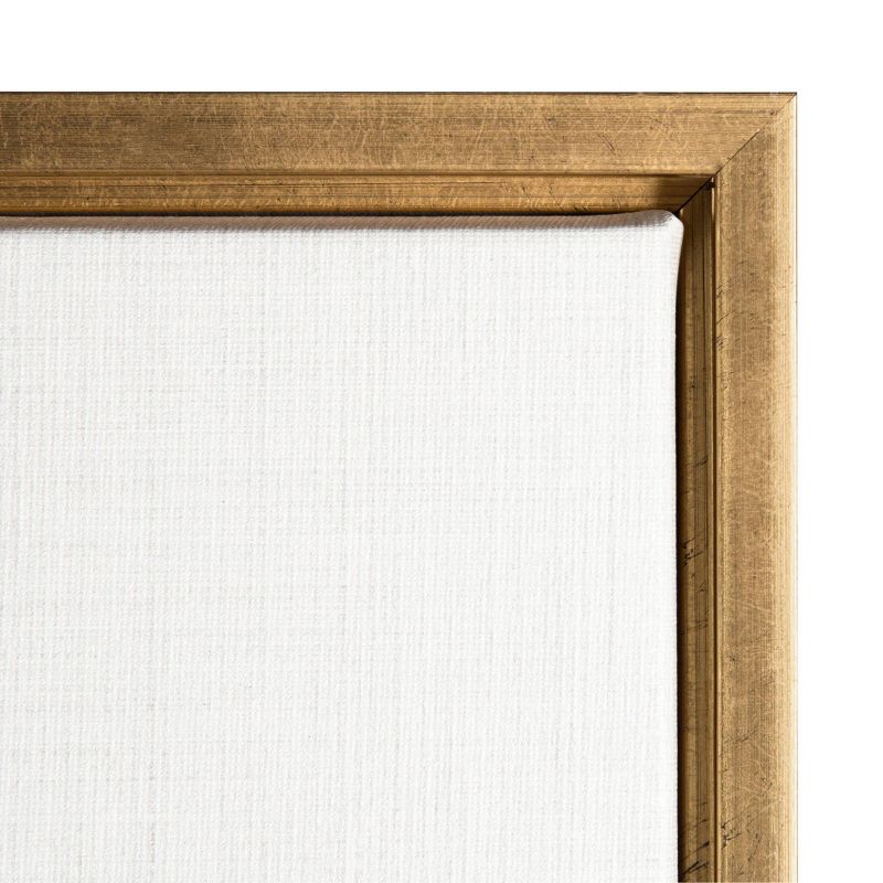 23" x 16" Wave 3 by John Baran Framed Canvas Wall Art - Amanti Art