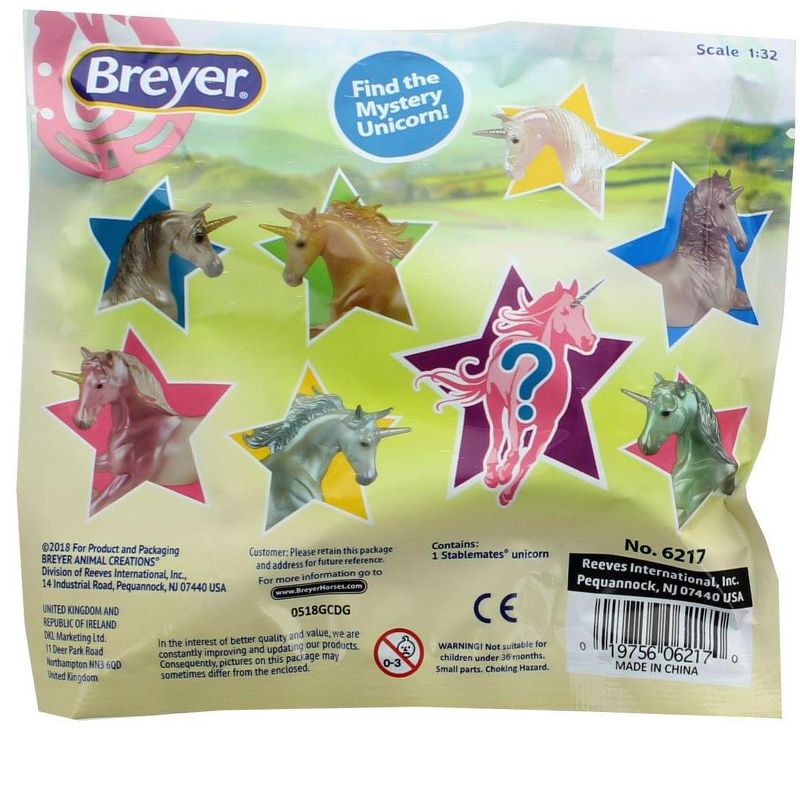 Breyer Animal Creations Breyer Stablemates 1/32 Mystery Unicorn Surprise - One Random Blind Bag