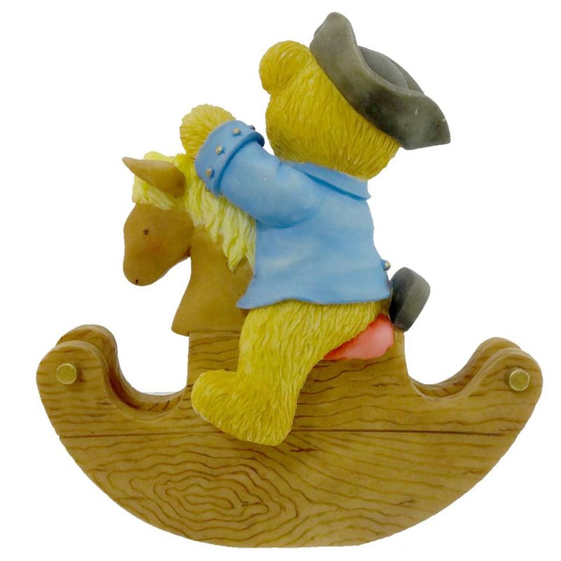 Cherished Teddies Paul Teddy Bear Lantern Horse  -  Decorative Figurines
