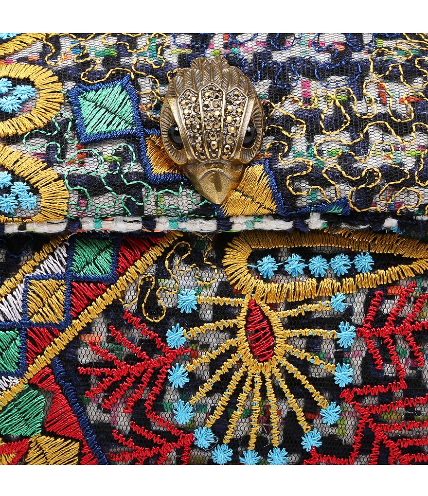 Kurt Geiger London Tweed Mini Kensington Shoulder Bag